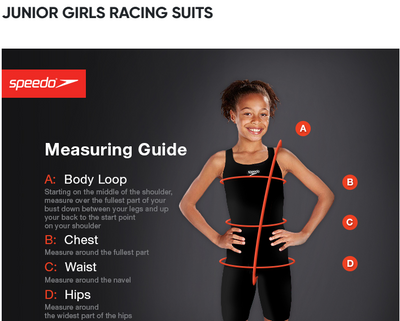 Speedo Girls Fastskin Junior Endurance+ Max Openback Kneeskin-Teal/Blue/Red