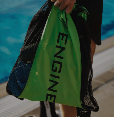 Engine Mesh Backpack - Green