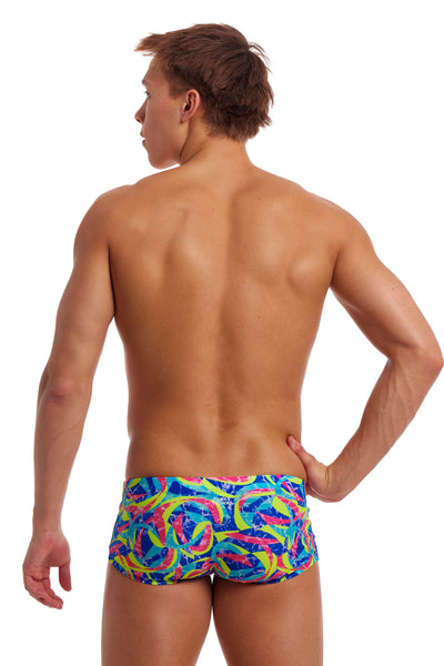 Funky Trunks Mens Classic Trunks - Choppy Waters