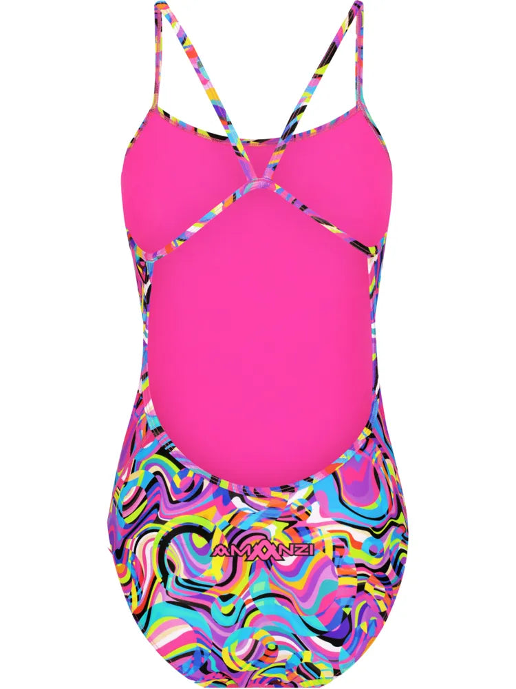 Amanzi Womens Proback One Piece - Spritz