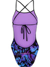 Amanzi Girls Tie Back One Piece - Hazey