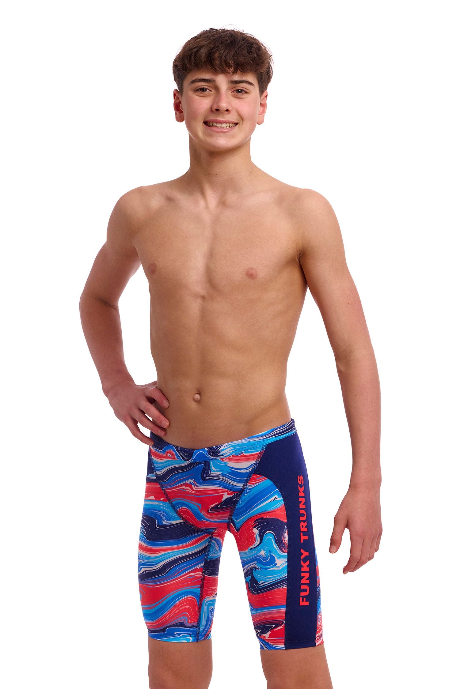 Funky Trunks Boys Training Jammers - Wave Craze