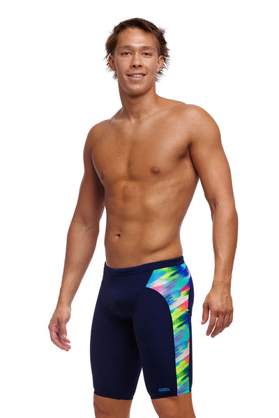 Funky Trunks Mens Training Jammers - Streaky Strokes