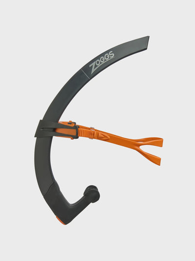 Zoggs Hydro Focus Centre Line Snorkel (Regular Fit) - Black /Orange