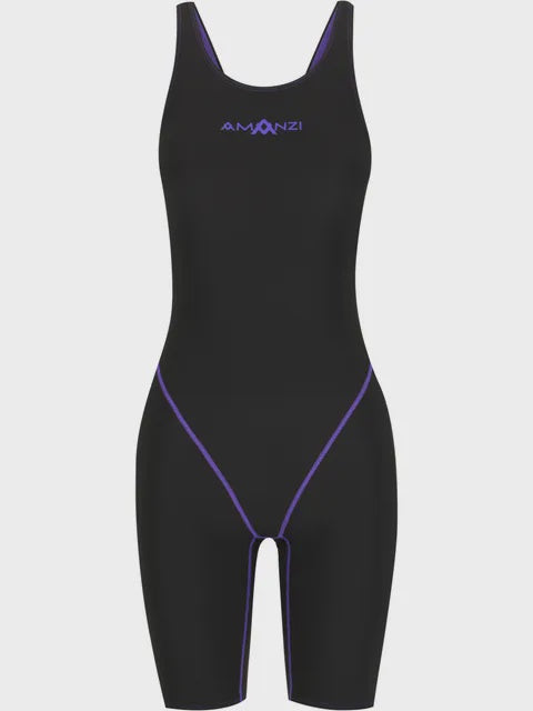 Amanzi  Girls Accerer8 RIZE Racing Kneeskin - Jet/Jewel