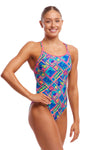 Funkita Ladies Diamond Back One Piece - Coco Canel