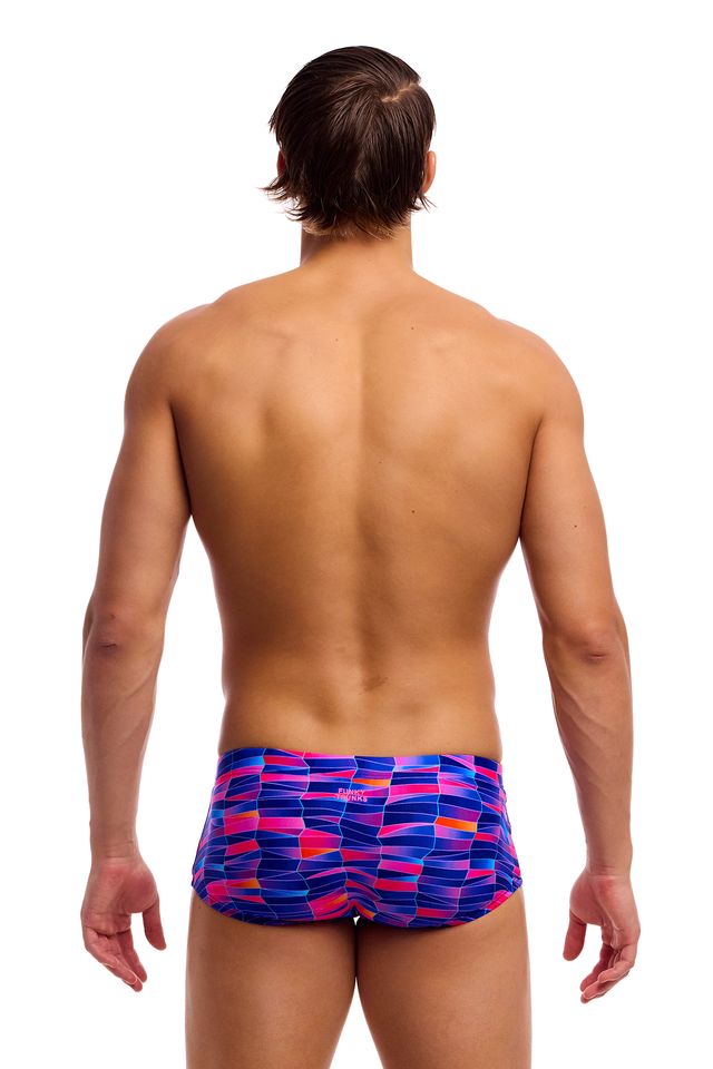 Funky Trunks Men's Classic Trunks - Warped Waves