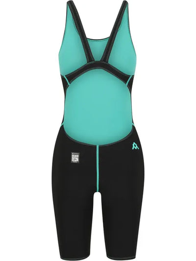 Amanzi Womens Accerer8 RIZE Racing Kneeskin  - Jet/Spearmint