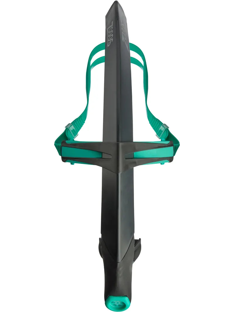 Zoggs Hydro Focus Centre Line Snorkel (Regular Fit) - Black/Turquoise