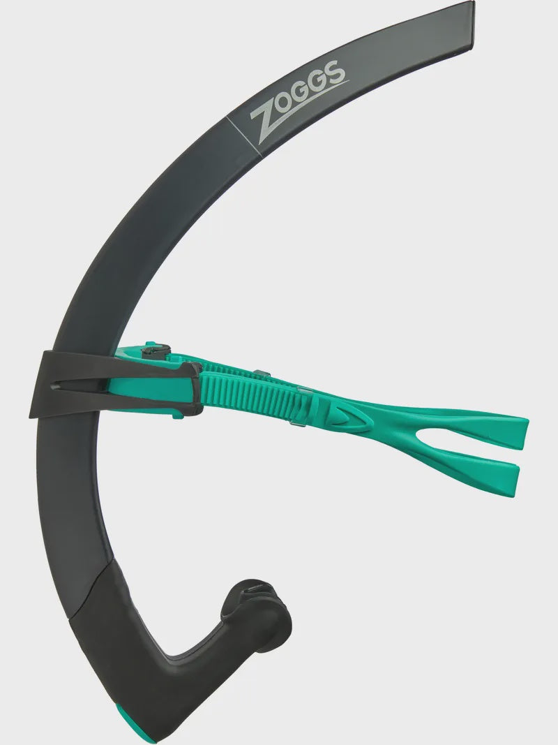 Zoggs Hydro Focus Centre Line Snorkel (Regular Fit) - Black/Turquoise