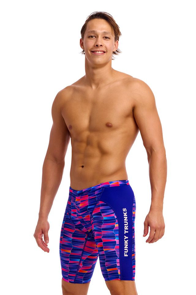Funky Trunks Men's Training Jammers - Warped Waves