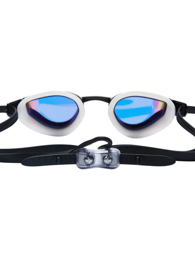 Amanzi Dominate Prismatic Mirror Goggles-Black/White