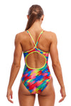 Funkita Ladies Diamond Back One Piece - Stroked