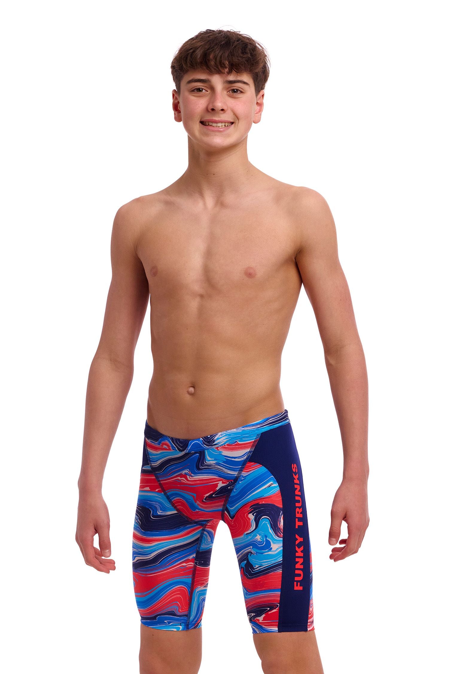 Funky Trunks Boys Training Jammers - Wave Craze