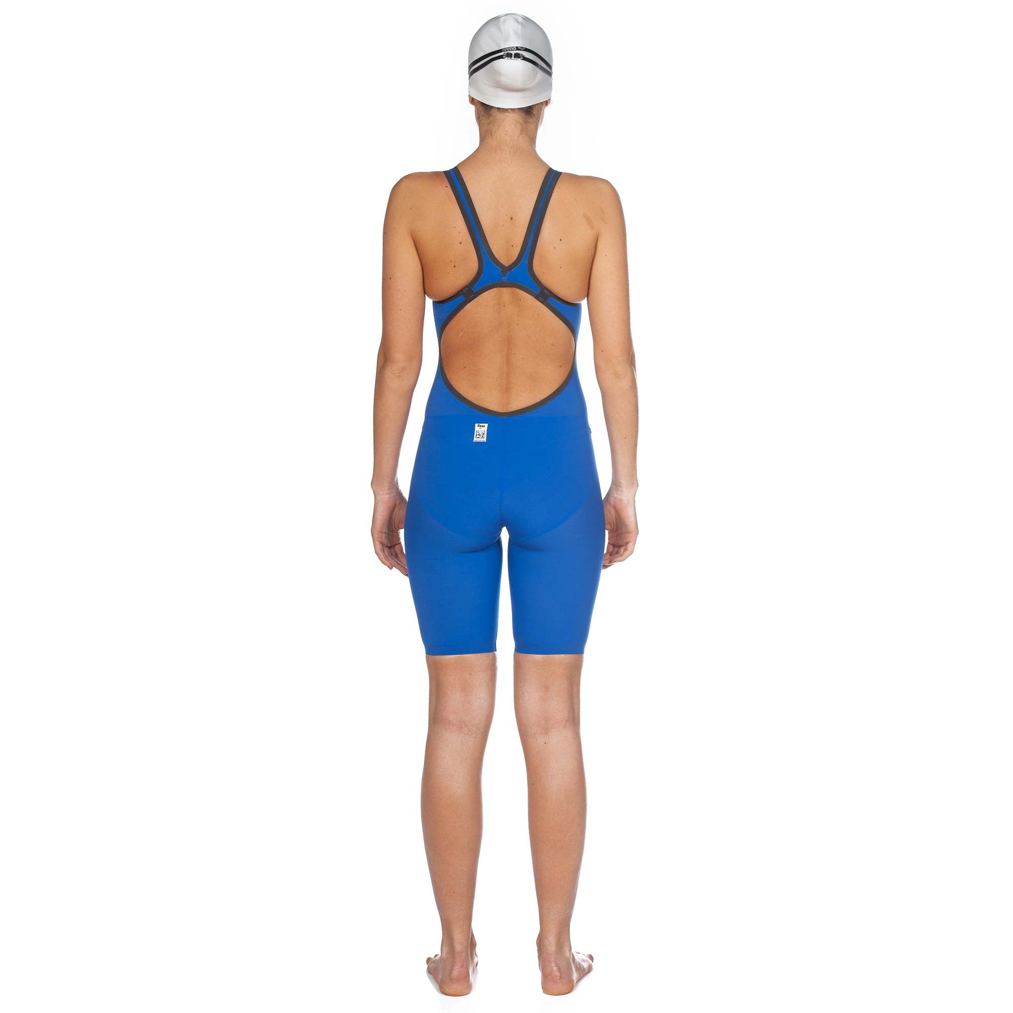 Arena Womens Powerskin Carbon Air 2 Open Back Blue Tri To Swim