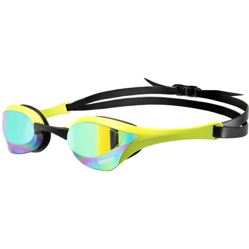 Arena Cobra Ultra SWIPE Mirror Goggles (Outdoors)-Emerald Lime - Tri To Swim