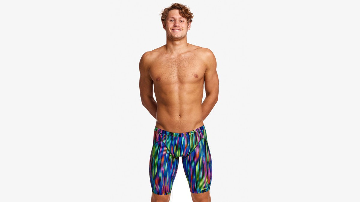 Funky Trunks Mens Training Jammers-Rain Down
