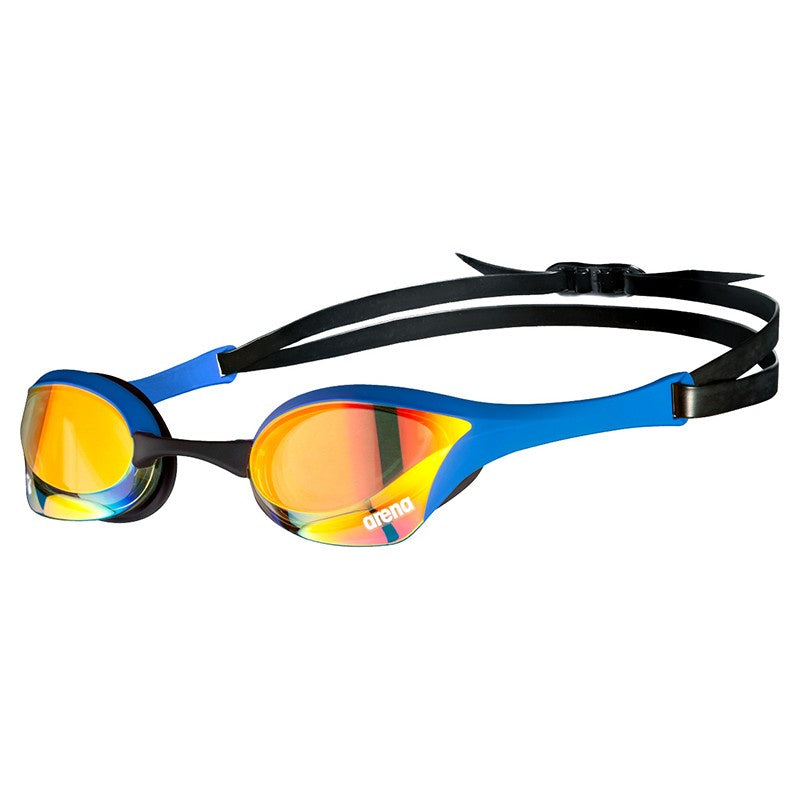 Arena Cobra Ultra SWIPE Mirror Goggles - Yellow Copper Blue