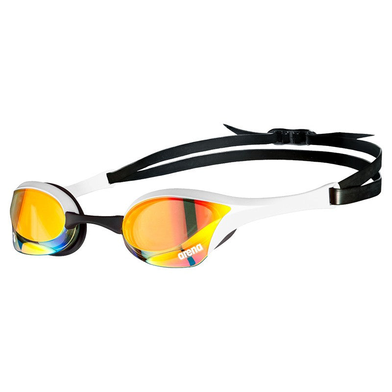 Arena Cobra Ultra SWIPE Mirror Goggles - Yellow Copper White