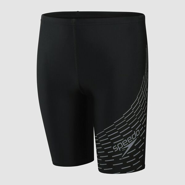 Speedo Boys Medley Logo Jammer - Black Aredesia