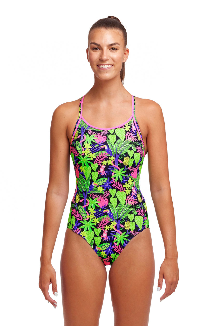 Funkita Ladies Diamond Back One Piece - Sloth Slumber