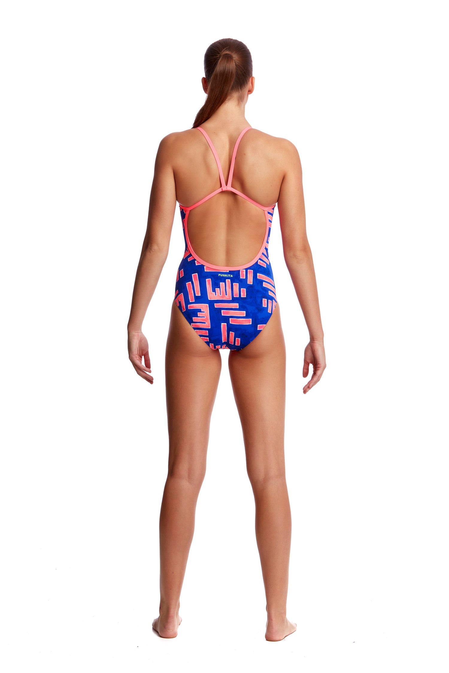 Funkita Ladies Single Strap One Piece - Hot Rod