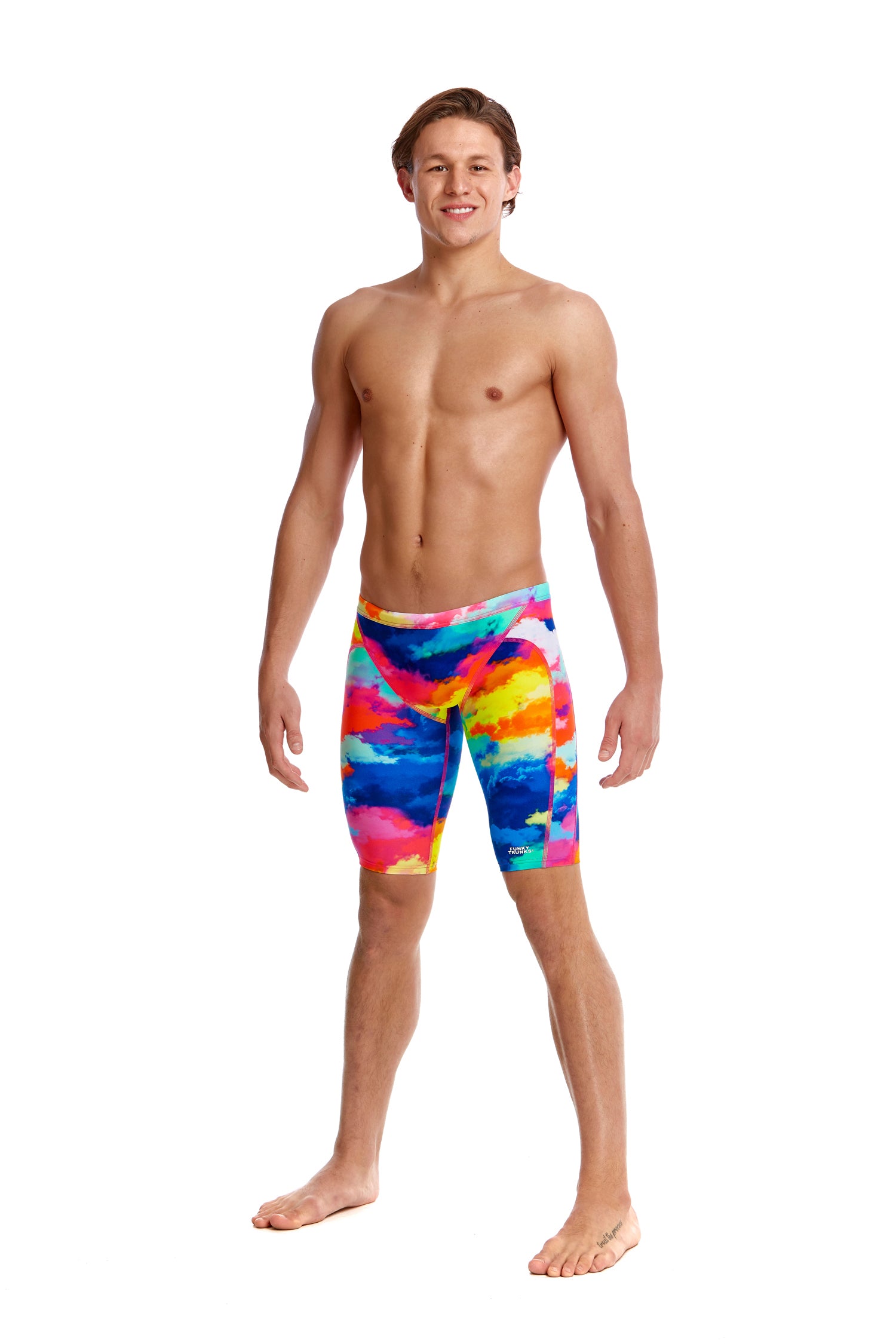 Funky Trunks Mens Training Jammers - Cumulus