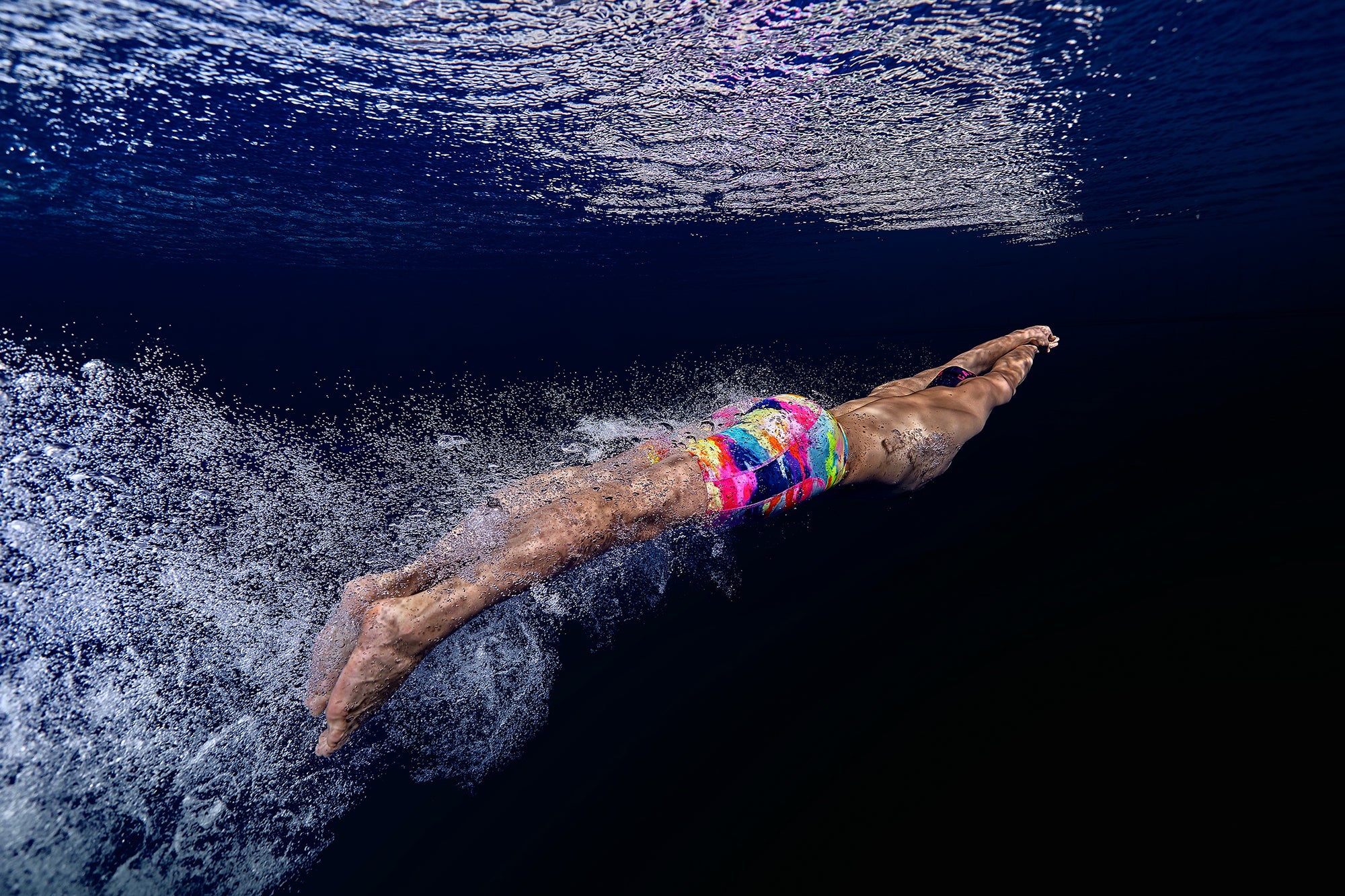 Funky Trunks Mens Training Jammers - Cumulus