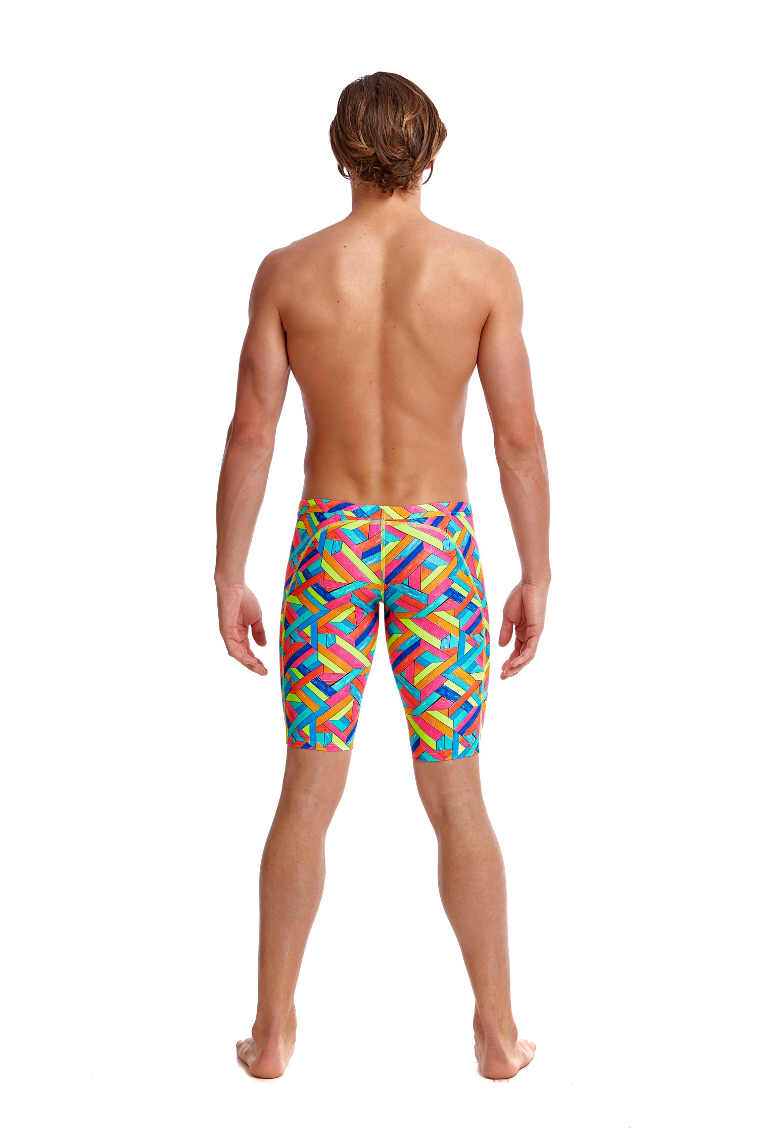 Funky Trunks Mens Training Jammers - Panel Pop