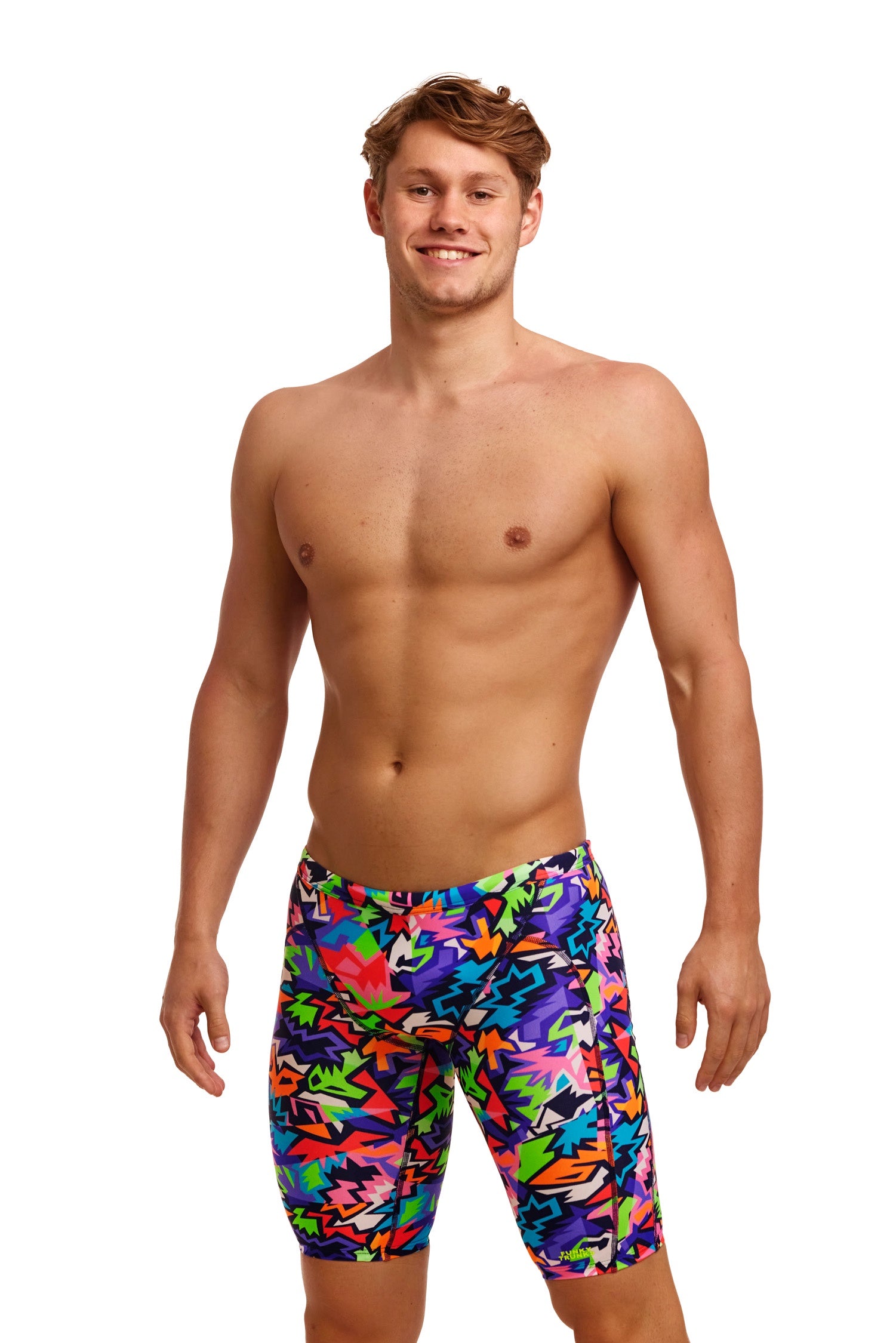 Funky Trunks Mens Training Jammers-Sharp Edges