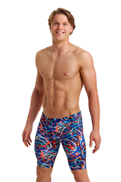 Funky Trunks Mens Training Jammers - Spin Doctor