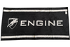 Engine Jacquard Beach Towel - Black