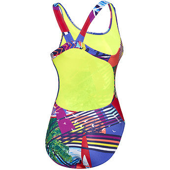Speedo Girls Leaderback One Piece - Endless Summer