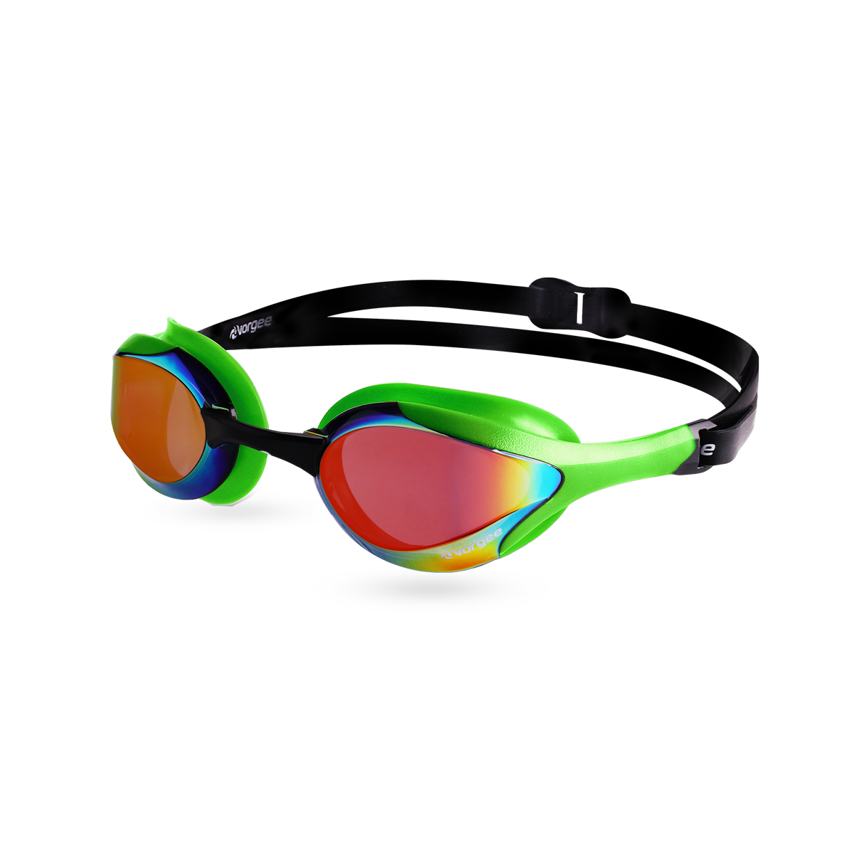 Vorgee Stealth MkII Mirrored Lens-Fluro Green