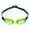 Aquasphere Xceed Goggles -  Yellow Titanium Mirror Lens Yellow Navy