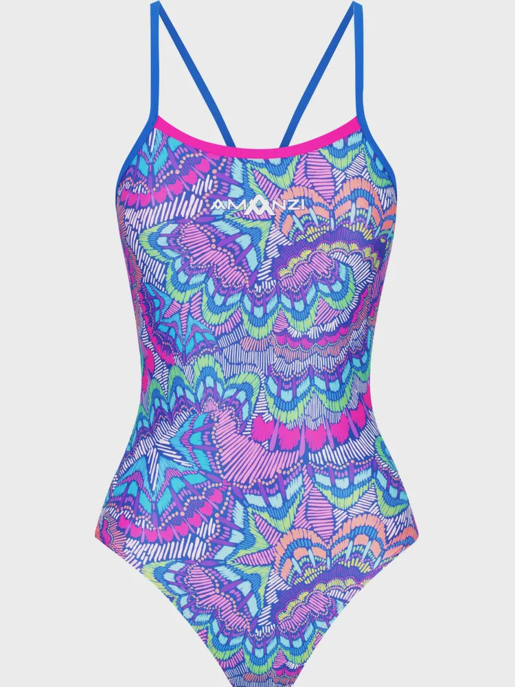 Amanzi Womens Proback One Piece - Fiesta - Tri To Swim