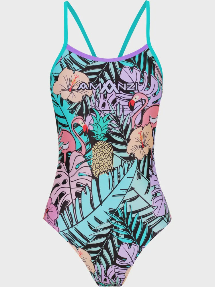 Amanzi Womens Proback One Piece - South Beach
