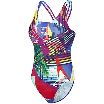 Speedo Girls Leaderback One Piece - Endless Summer