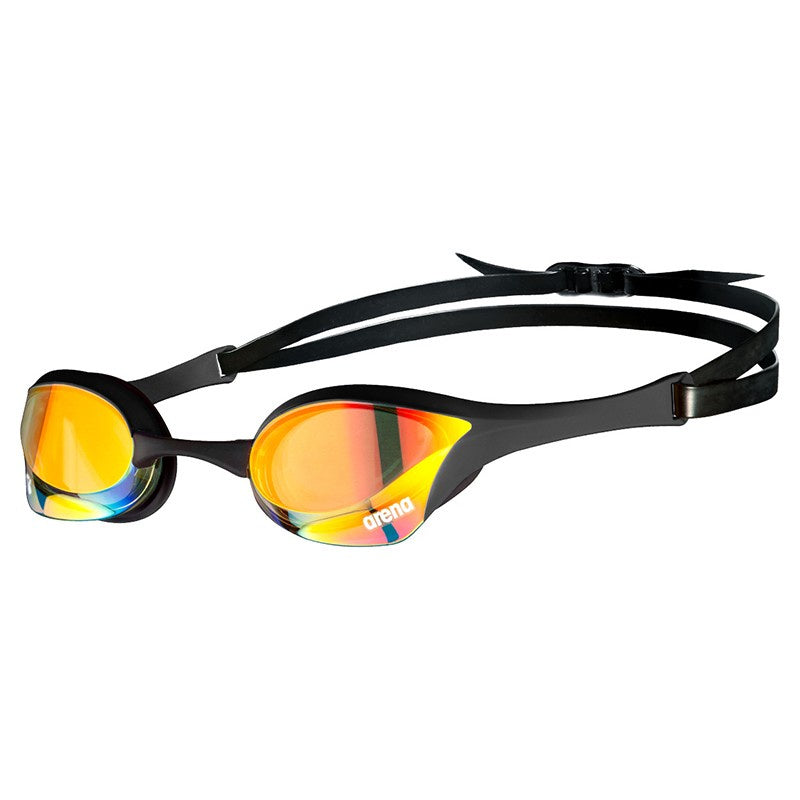 Arena Cobra Ultra SWIPE Mirror Goggles - Yellow Copper Black